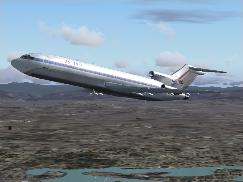 Boeing Ual 727-222 Model By Erick Cantu United Textures By Steve Drabek Textures Repaint B