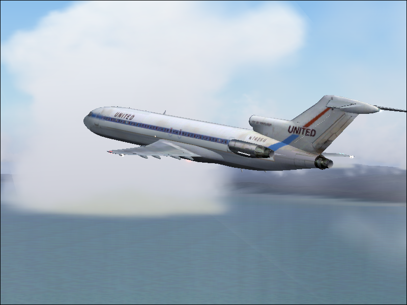 Boeing Ual 727-222 Model By Erick Cantu United Textures By Steve Drabek Textures Repaint B