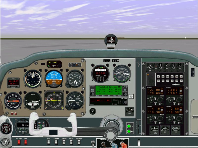 Flightsim Fs2004/Fs98 1966 Beech Debonair C33A, All Original Model, Full Moving Parts, Tra — 1
