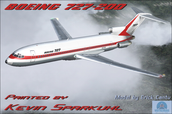 Fs2004 Vistaliners, Boeing House 727-200