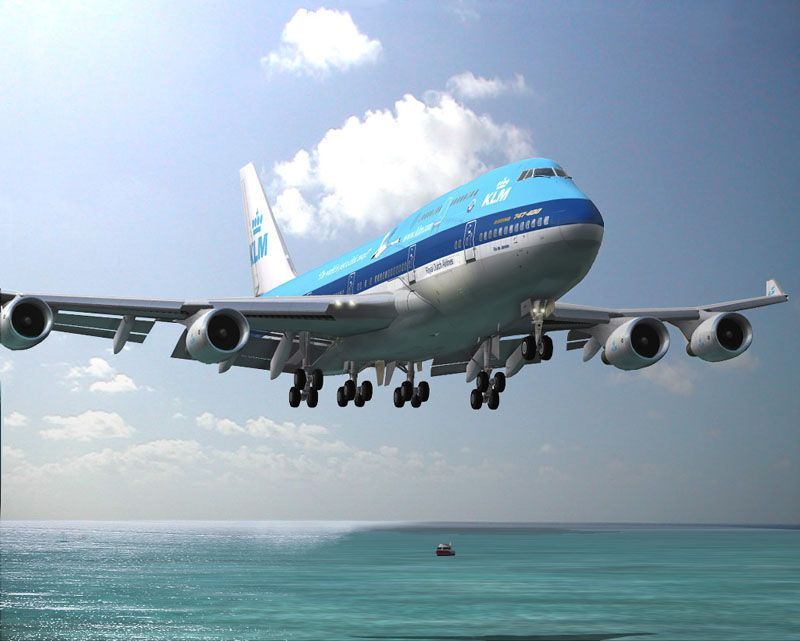 Fs2002/Fs2004 Klm Boeing 747-406M Project Open Skys 747-400M Combi, Aircraft Ph-Bfr Rio De