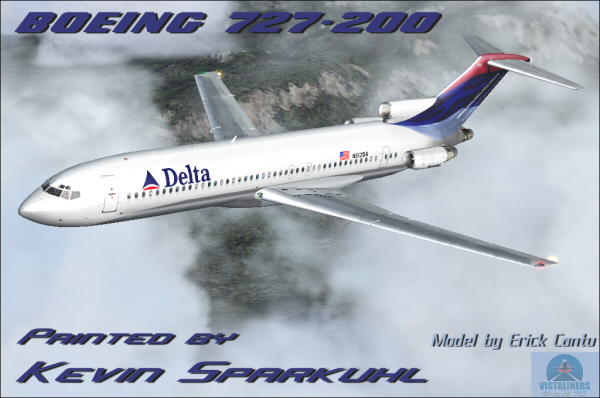 Fs2004 Vistaliners, Delta Boeing 727-200
