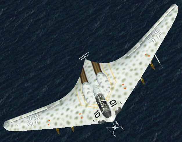 Fs2002/Fs2004 Horten Ho-229 Luft46 Art Aircraft Series No.9 — 1