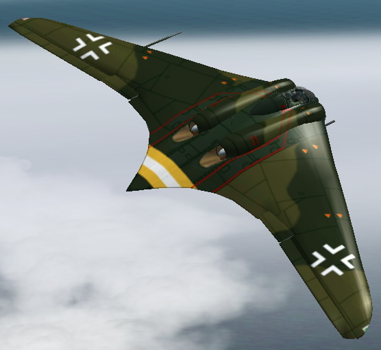 Fs2002/Fs2004 Horten Ho-229 Luft46 Art Aircraft Series No.9