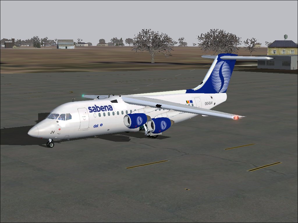 Jon Murchisons Bae 146-200/Avro Rj-85 And Avro Rj-100 Sabena Original Model By Jon Murchis