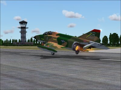 Fs2004 F4E Cr/68-443 I Repainted This F-4E From The F4E Jj/68-493 By Kazunori