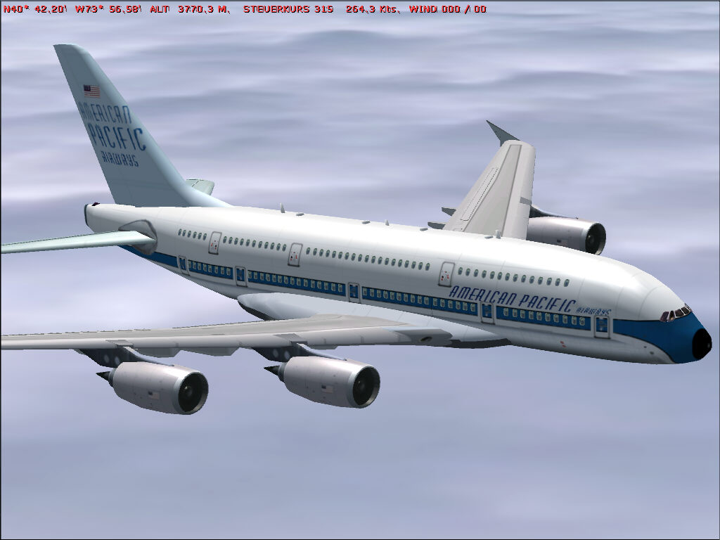 A380 - American Pacific Airways, For Fs2004 And Fs2002
