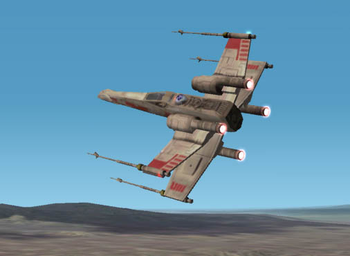 Fs2002 - T-65 X-Wing Starfighter Red 5