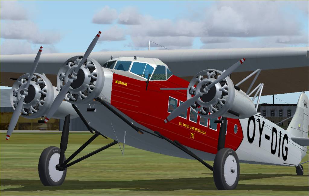 Fs2004 Fokker F.xii The Fokker F.xii Trimotor Of The 1930S Was Much Larger Than The Well-K