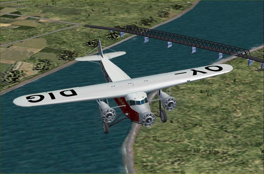 Fs2004 Fokker F.xii The Fokker F.xii Trimotor Of The 1930S Was Much Larger Than The Well-K