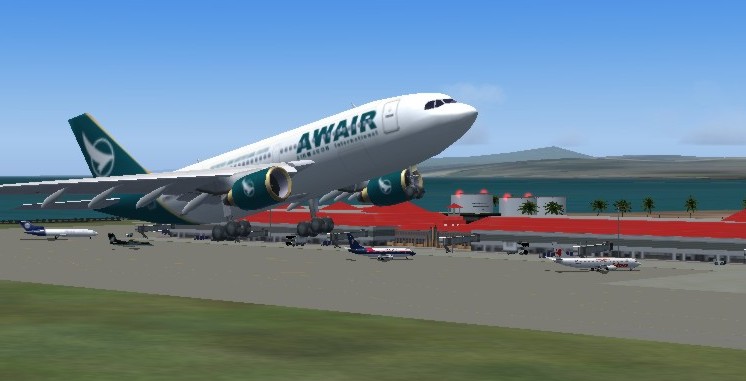 Fs2002/Flightsim Fs2004/Fs9 A310-300 Air Wagon International ( Awair ) — 1