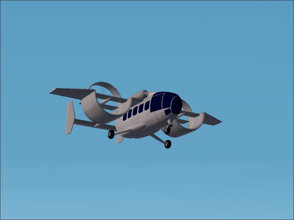 Fs2002/Flightsim Fs2004/Fs9 Unreal Aviation Uacw-2 Channelwing Transport