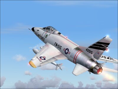 Fs2004 F-100 42015 Soesterberg 32Nd Wolfhounds Netherlands Repainted F-100D 52950 From Kaz