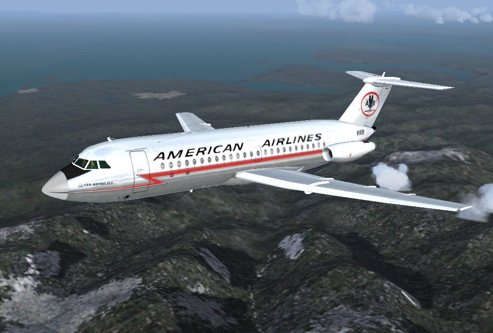Fs 2004 American Airlines Bac 1-11 400 Series — 1