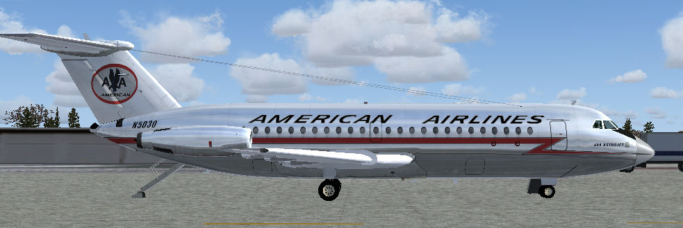 Fs 2004 American Airlines Bac 1-11 400 Series