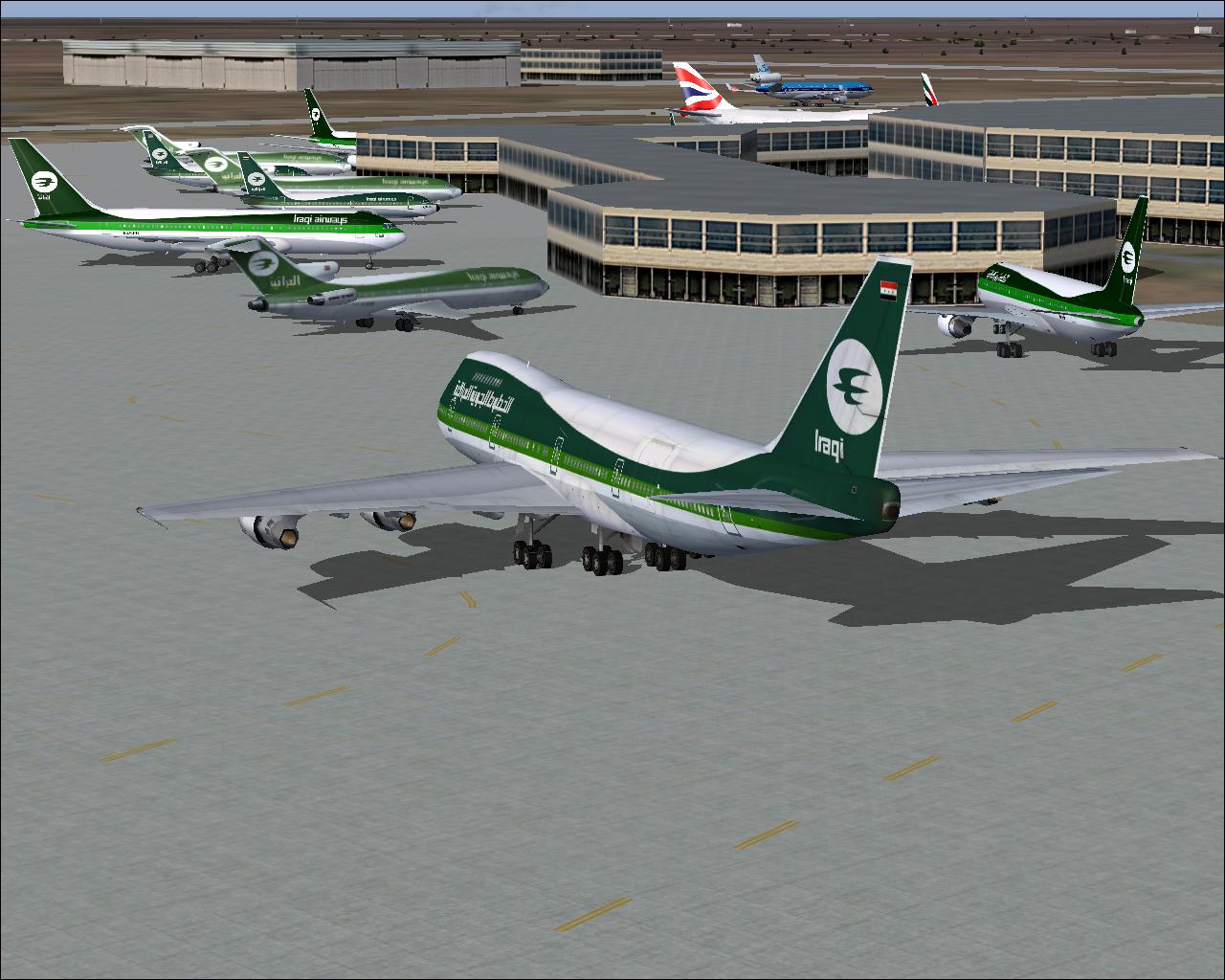 These Fictional Iraqi Airways Flight Plans Were Designed To Make Bagdad International A Ce