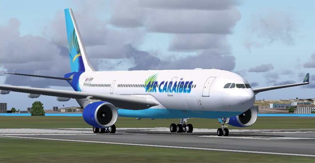 Fs2004 Airbus A330-200 Air Caraibes Textures Repaint Of Project Opensky A330-200 In The Li