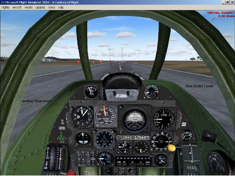 Fs2004 F-86F 25385/Fu-385 Textures Repaint Of The F-86F From The Dog Patch Crew The First