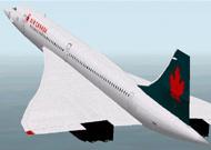 Air Canada Concorde File Description: A Repaint Of The Msfs Default Concorde In Air Canada