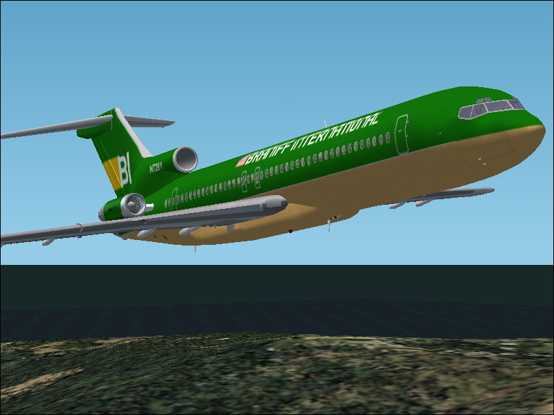 Fs2004 Braniff Boeing 727 N7281 Fix This File Corrects A Mistake In The Color Of My B727Ah