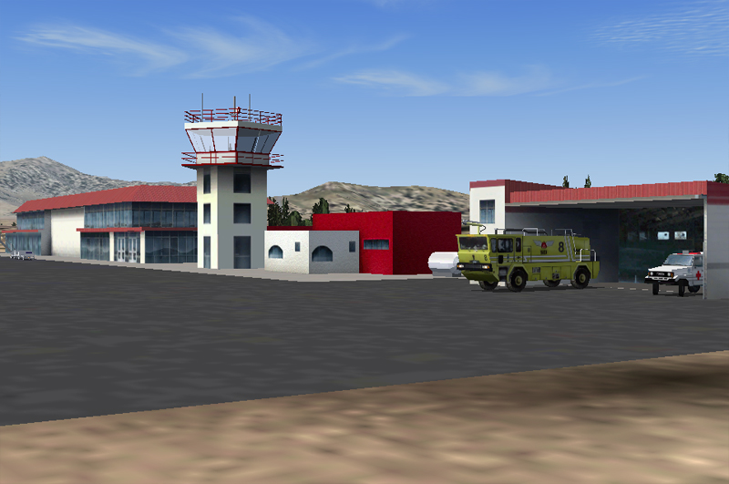 Fs2004 Scenery Chamonate Airport (Scha), Copiapo, Chile A New Version Of Chamonate Airport — 1