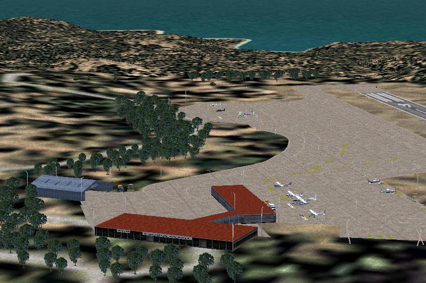 Fs2004 Scenery-Catalina Airport (Kavx) Serves Avalon And Los Angeles County And Is Owned B