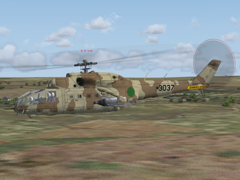 Fs2004 Mil Mi-24A Hind A First Production Version Of The Famous Soviet Helicopter Gunship