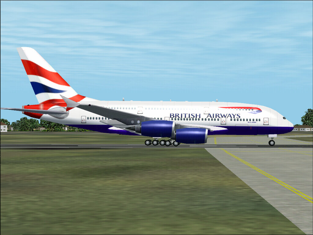 A380 - British Airways, For Fs2004 And Fs2002