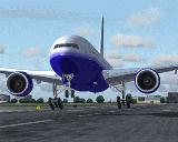 Flight Simulator 2004 Meljet Boeing 777-200Er United Airlines — 1