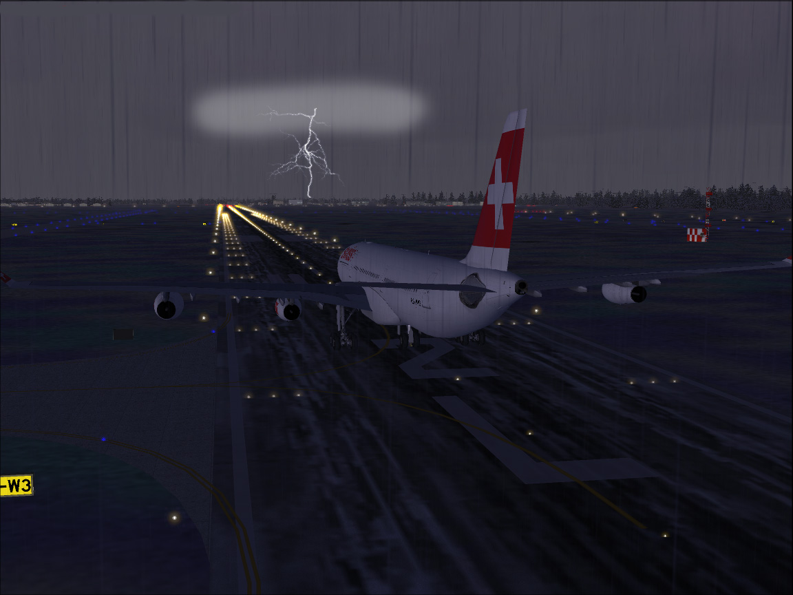 Fs2004 Improved Lightning Effects A Series Of Lightning Effects Produced In Adobe After Ef