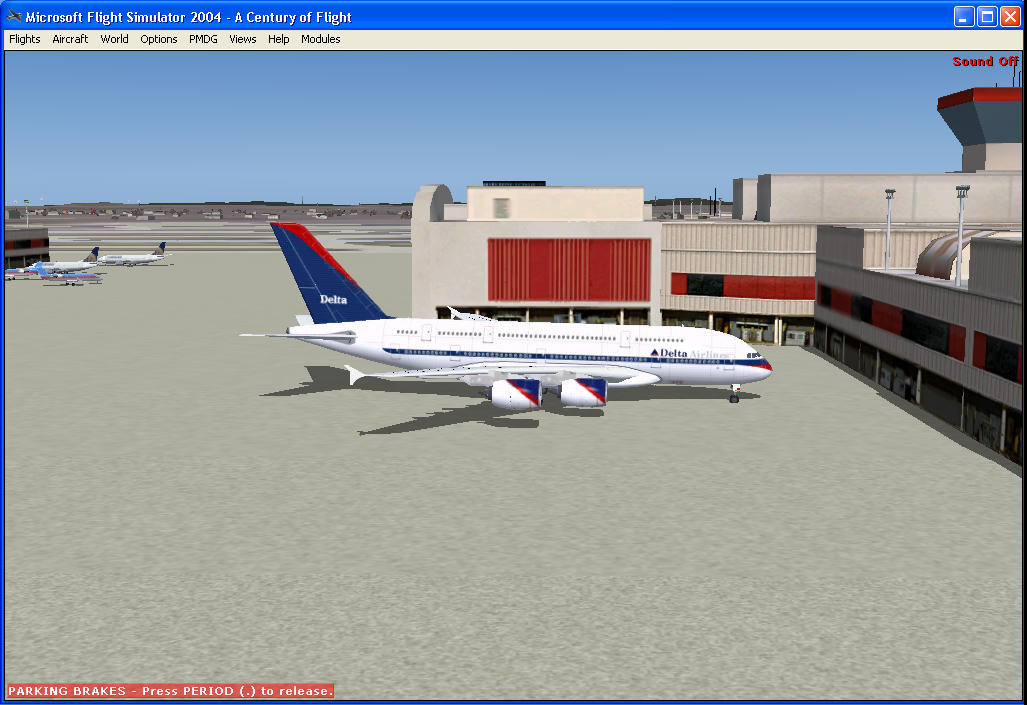 Flightsim Fs2004/Fs9/Fs2004 Airbus A380-800 Dal, Delta Airlines High Quality Gmax Model Of — 1