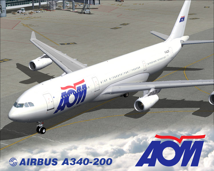Project Opensky Airbus A340 Aom French Airlines