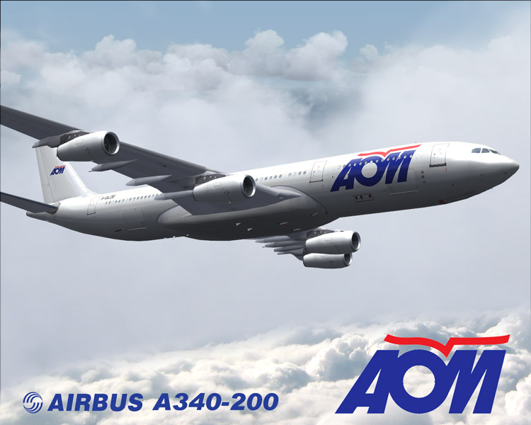 Project Opensky Airbus A340 Aom French Airlines