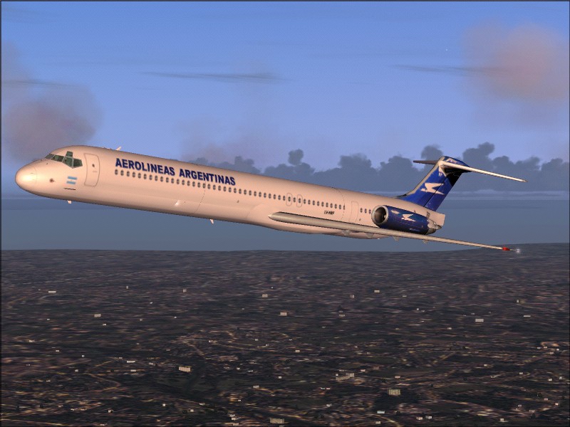Fs2004 Sga- Mcdonnell Douglas Md-83 Austral Lineas Aereas Registration Lv-Arf