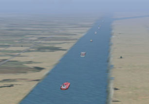 Fs2004 Scenery The Suez Channel Region In Egypt By Winfriedorthmann_At_Yahoo.com