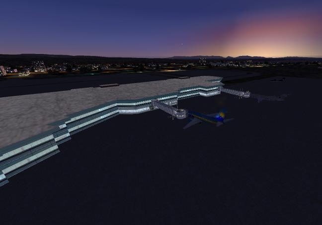 A Scenery Enhancement For The Billings Airport (Kbil) That Includes A Totally Redesigned T