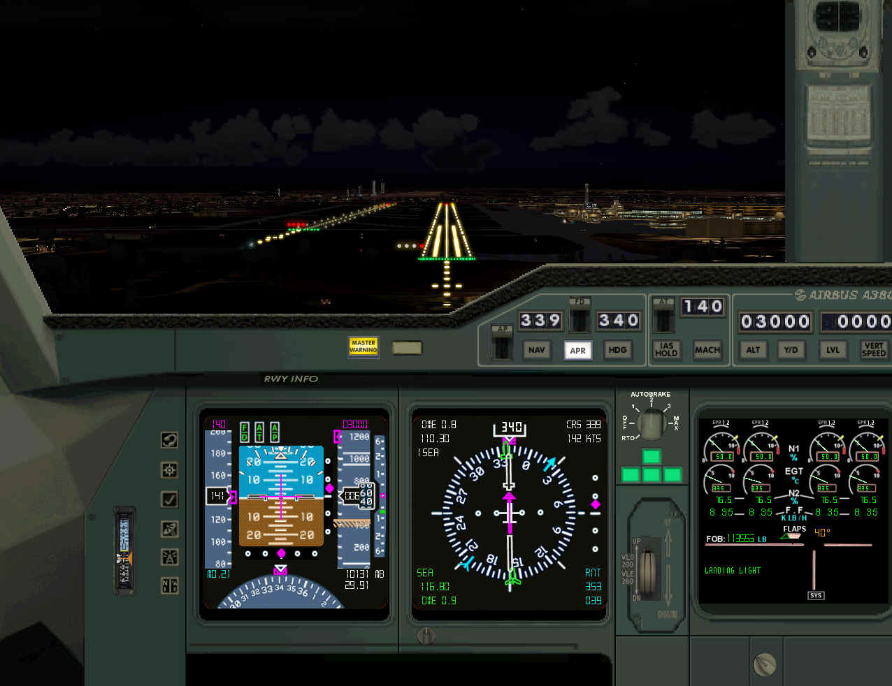 Airbus A380 Panel For Flightsim Fs2004/Fs9