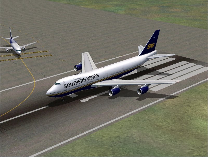 Boeing 747-200Rr In Southern Winds Livery, With Dxt3 Textures