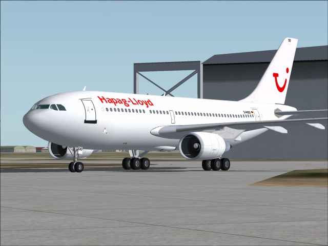 Airbus A310-304 Hapag Lloyd White Colors Fs2002/2004 -Describtion: The D-Aidd From Hapag L