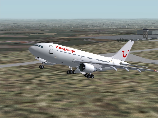 Airbus A310-304 Hapag Lloyd White Colors Fs2002/2004 -Describtion: The D-Aidd From Hapag L