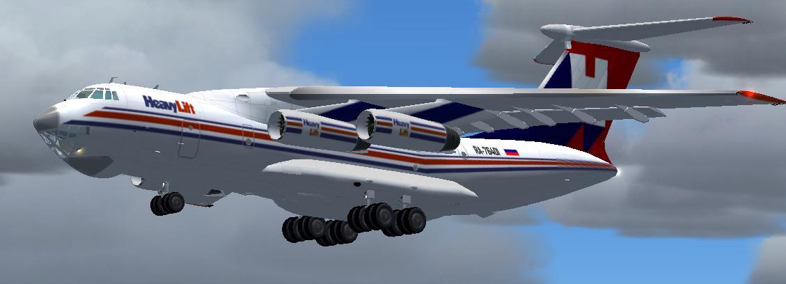 Fs2004 Aircraft Heavylift Il-76 Version 2