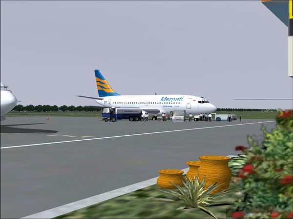 Fs2004 Scenery Adisutjipto (Wiij) Yogyakarta Airport Small But Detailed Of Scenery, Yogyak