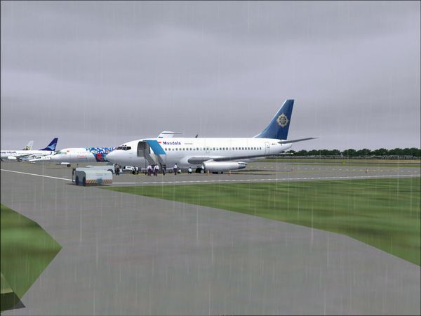 Fs2004 Scenery Adisutjipto (Wiij) Yogyakarta Airport Small But Detailed Of Scenery, Yogyak