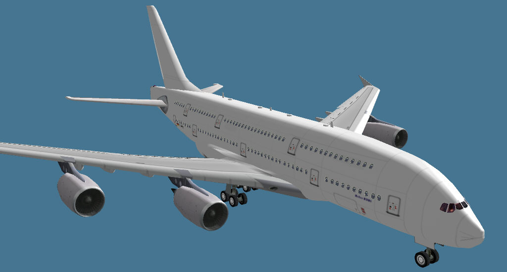 A380 Repaint Basic Textures (12 Pmp And Instruction) For All My Airbus A380 Models; Www.af