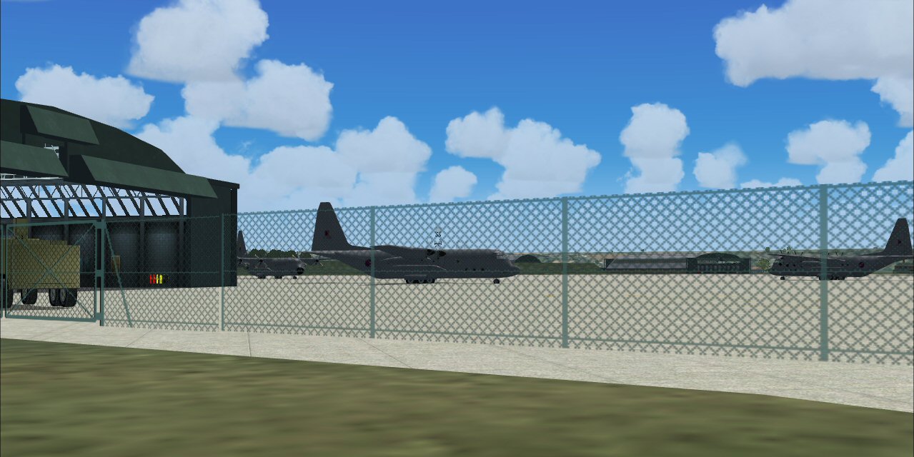 Fs2004 Scenery Raf Lyneham, Include Afcad And Ai Aircraft