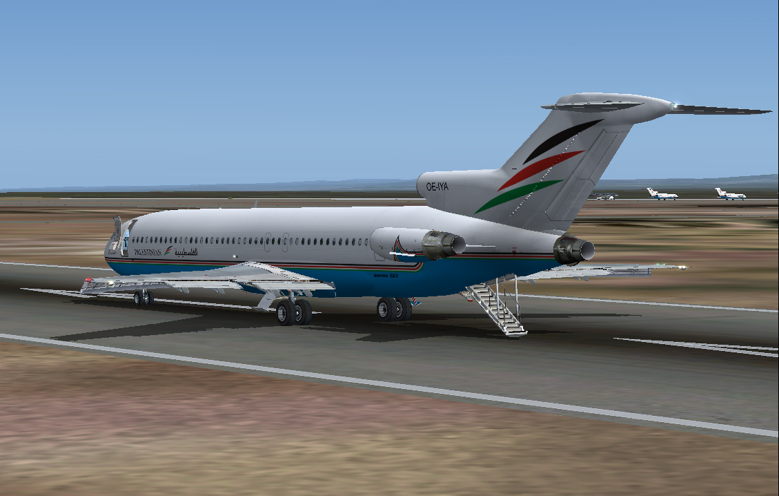 Fs2004 Vistaliners Boeing 727-200 Adv Palestinian Airlines — 1