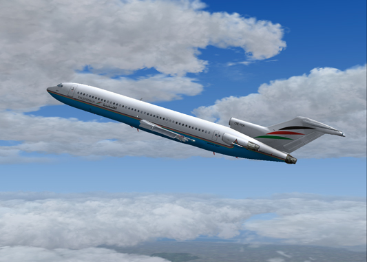 Fs2004 Vistaliners Boeing 727-200 Adv Palestinian Airlines