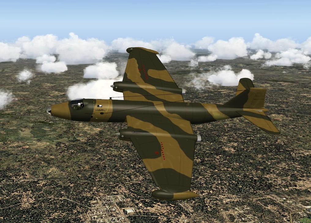 Fs2004 English Electric Canberra B.2, 5 Sqn Rhodesian Air Force (1959-1979)