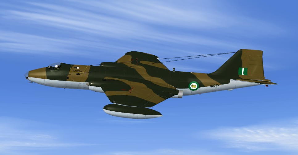 Fs2004 English Electric Canberra B.2, 5 Sqn Rhodesian Air Force (1959-1979)