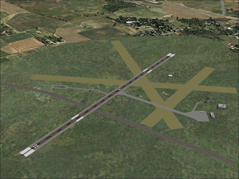 Fs2002/Fs2004 Scenery - Gisborne Airport Update V2.0 (Nzgs) This Little Bundle Updates The